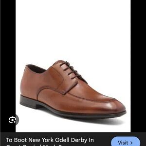 To Boot Odell Men's Brown Leather Derby Shoe Sz 7